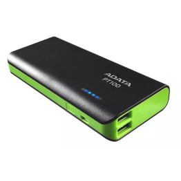 ADATA PT100 10000mAh Power Bank - Black/Green