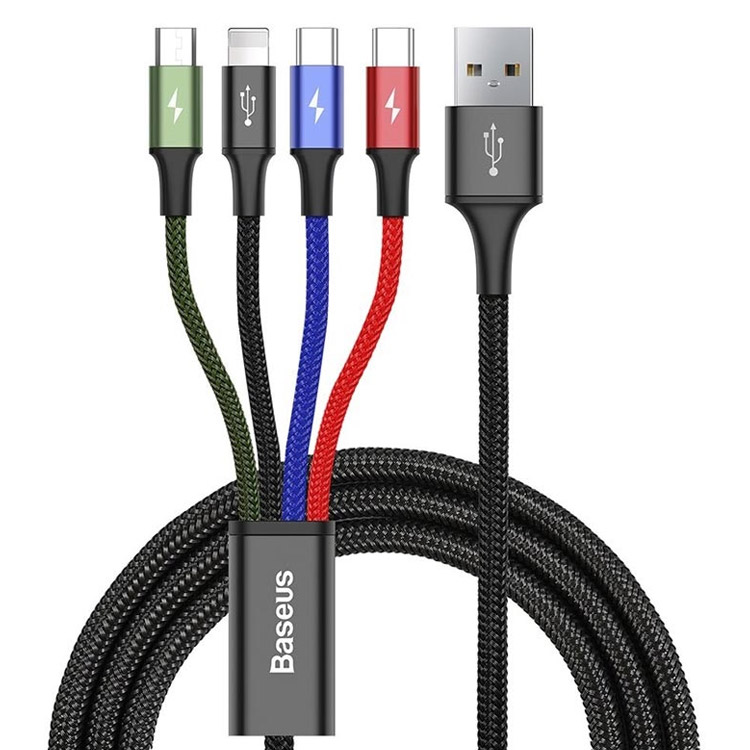 خرید کابل USB چهار کاره Baseus سری Rapid