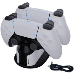 SparkFox Dual Charge Dock with Cable for PlayStation 5