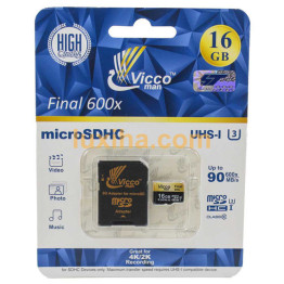 Vicco Man Final 600x  Micro SDSC with Adapter - 16GB