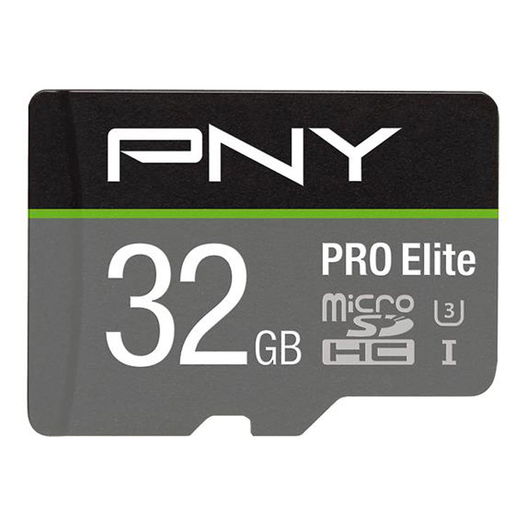 خرید کارت میکرو اس دی PNY Pro Elite به همراه آداپتور - ظرفیت 32 گیگابایت