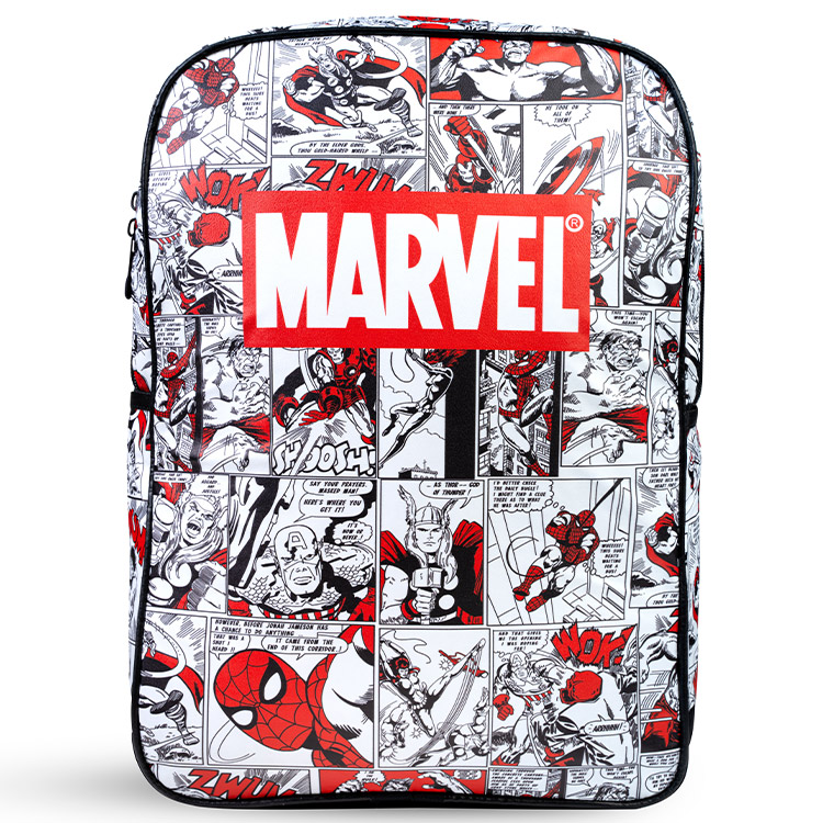 خرید کوله پشتی ونگارد - چرمی - طرح Marvel Comics