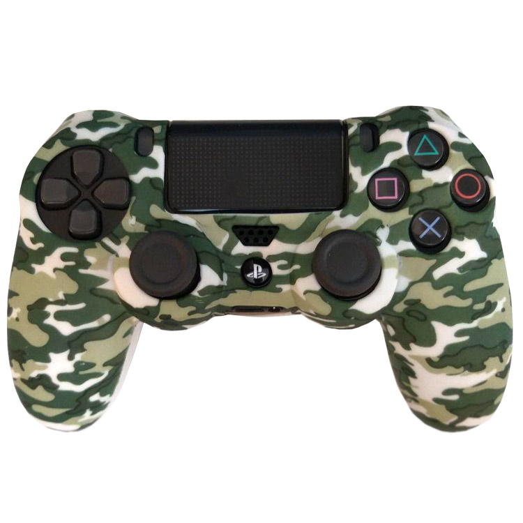 روکش کنترلر Dualshock 4 Cover - Military - Green and White