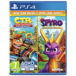 Crash Team Racing Nitro-Fueled & Spyro Game Bundle - PS4