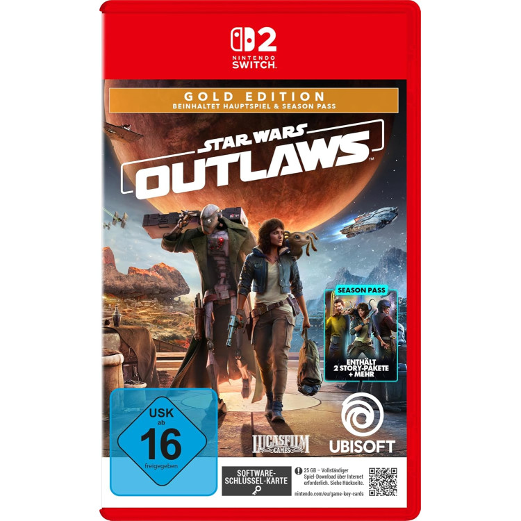 خرید کارت دانلود بازی Star Wars: Outlaws برای نینتندو سوییچ 2 کارکرده