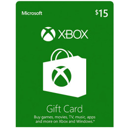 Microsoft XBOX 15$ Gift Card US - Physical