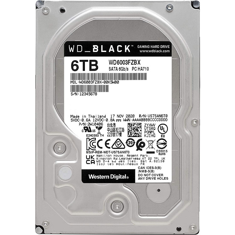 خرید هارد WD_BLACK WD6003FZBX - شش ترابایت