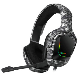 Onikuma K20 Gaming Headset - Camo Grey