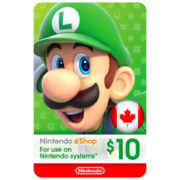 Nintendo eShop 10CAD Gift Card دیجیتالی
