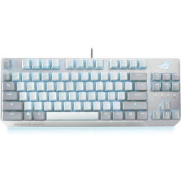 Asus ROG Strix Scope NX TKL Mechanical Gaming Keyboard - ROG NX Red Switch - Moonlight Whtie