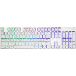 Cooler Master SK653 Wireless Mechanical Gaming Keyboard - Blue Switches - Silver White