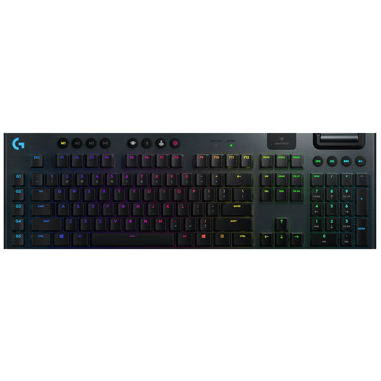 خرید کیبورد Logitech G913 LIGHTSPEED - سوییچ GL کلیکی - بی‌سیم