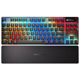 SteelSeries Apex Pro TKL Wireless Gen 3 Magnetic Gaming Keyboard - HyperMagnetic OmniPoint 3.0 Switch - Black
