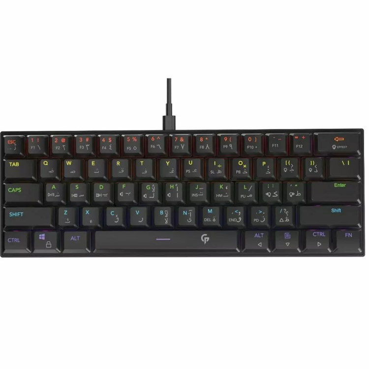 خرید کیبورد Porodo PDX218 TKL - سوییچ قرمز