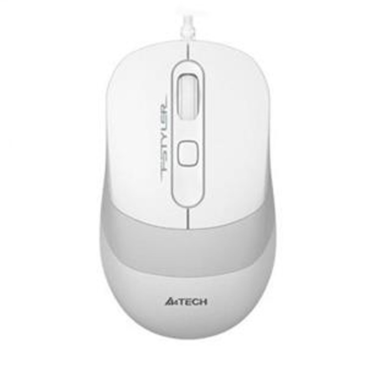 خرید موس A4Tech FM10S - سفید/خاکستری