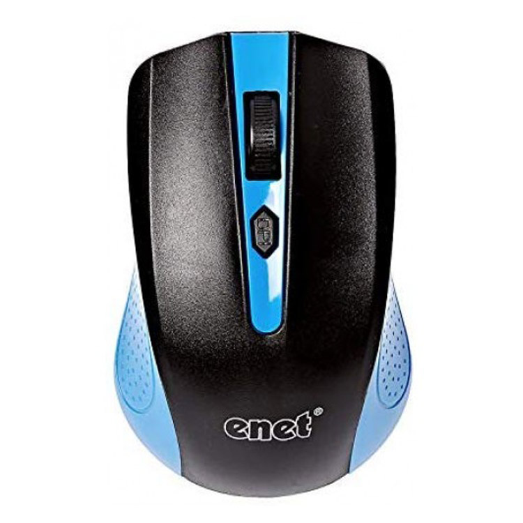 خرید موس بی سیم enet G-211 - سیاه/آبی