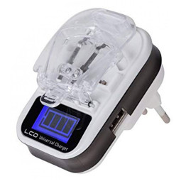 Orange LCD Universal Charger