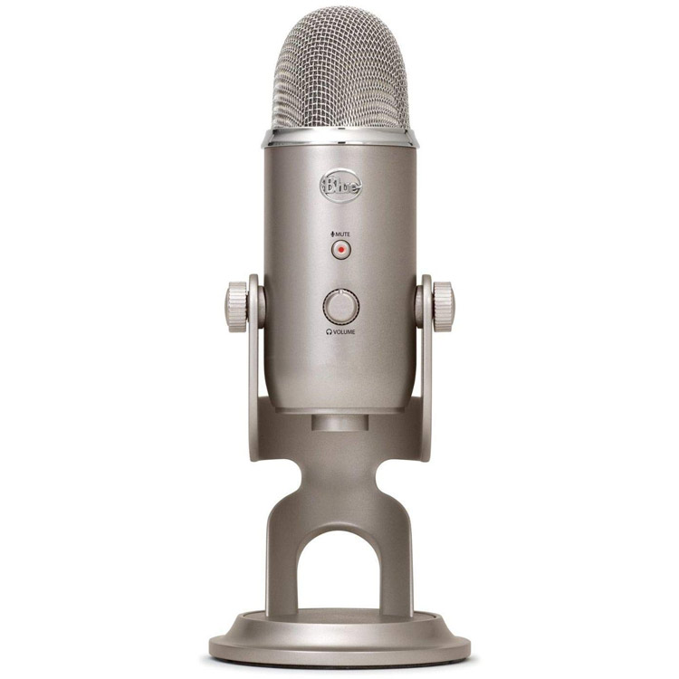 خرید میکروفون Blue Yeti - رنگ پلاتینوم