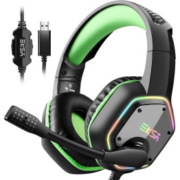 EKSA E1000 USB Gaming Headset - Green