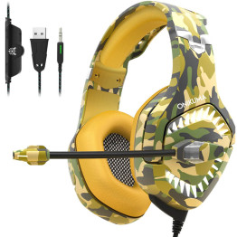 Onikuma K1B Pro Gaming Headset - Khaki