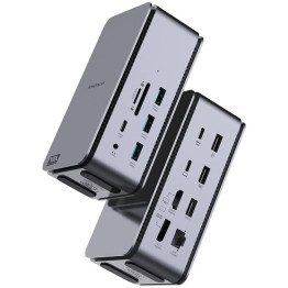 Powerology 15-in-2 Dual Dock Station