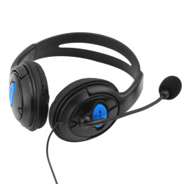 P4 890 Headset for PS4 - Black/Blue