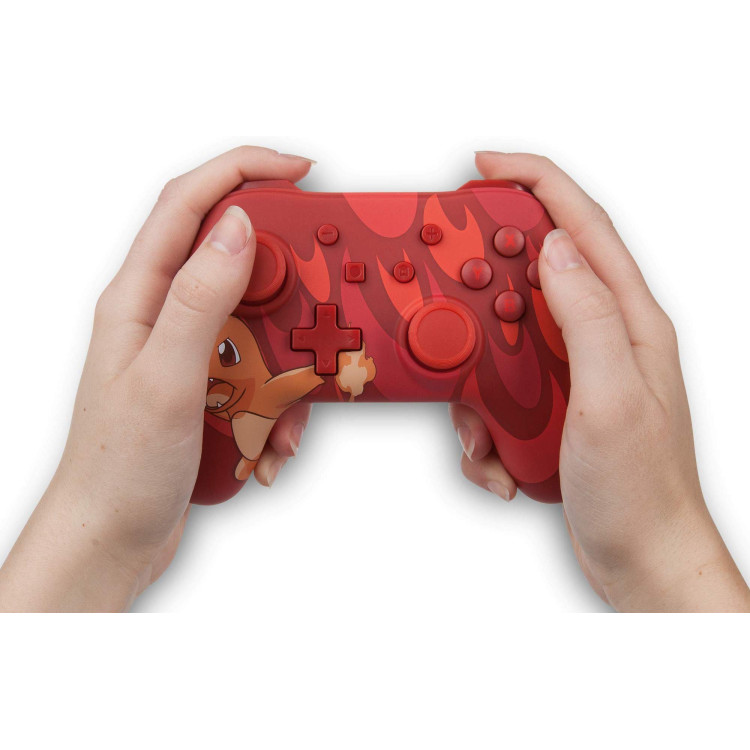 خرید کنترلر سیمی نینتندو سوییچ - طرح Blazing Charmander