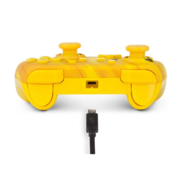 خرید کنترلر سیمی نینتندو سوییچ - طرح Static Pikachu