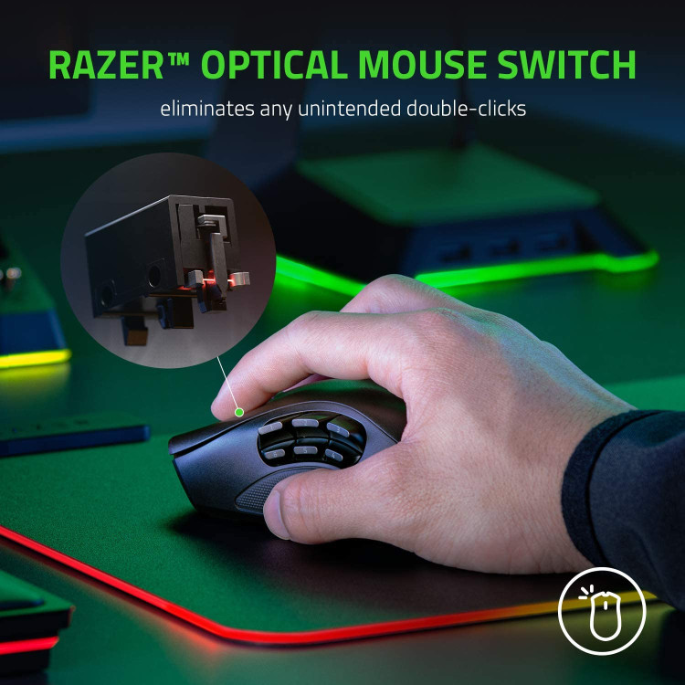 خرید موس Razer Naga Pro - بی‌سیم