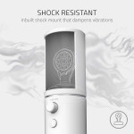 خرید میکروفون Razer Seiren X - رنگ سفید جیوه ای
