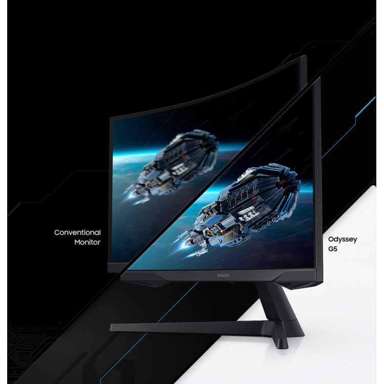 خرید مانیتور سامسونگ Odyssey G5 - کیفیت WQHD - سایز ۳۲ اینچ