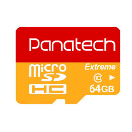 Panatech Extreme MicroSDHC UHS-I Memory Card- 64GB
