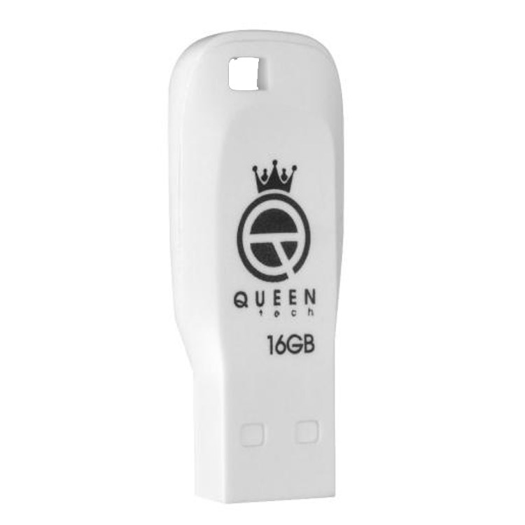 خرید فلش مموری Queen Tech 102 - ظرفیت 16 گیگابایت - سفید