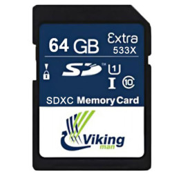 Viking man Extra 533x SD Card - 64GB
