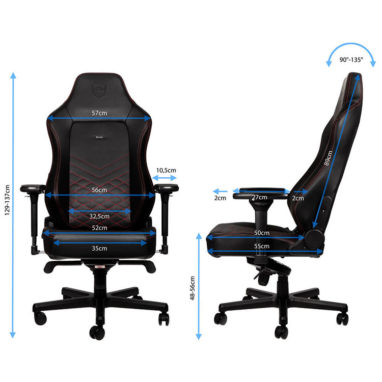 خرید صندلی گیمینگ Noblechairs HERO - مشکی/قرمز