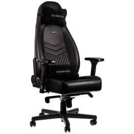 Noblechairs ICON REAL LEATHER BLACK Gaming Chair