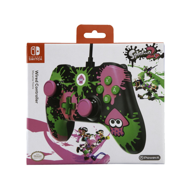 خرید کنترلر نینتندو سوییچ - طرح Splatoon 2 | برند PowerA