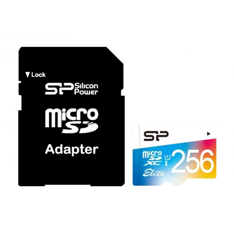 خرید کارت میکرو SD مدل Silicon Power class 10 Elite | ظرفیت 256 گیگابایت