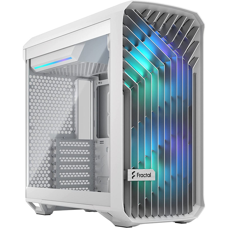 خرید کیس کامپیوتر Fractal Design Torrent Compact RGB - شاسی مید تاور - رنگ White TG Clear