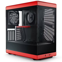 Hyte Y40 Mid-Tower Aesthetic PC Case - Black Cherry