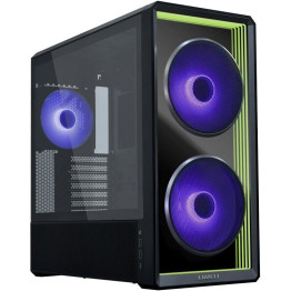 Lian Li LANCOOL 217 INF Infinity Mirror Mid-Tower Gaming PC Case - Black
