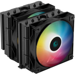 DeepCool AG620 ARGB Dual-Tower CPU Cooler - 120mm - Black