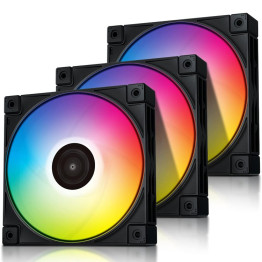 DeepCool FC120 ARGB LED PC Case Fan - 3-in-1