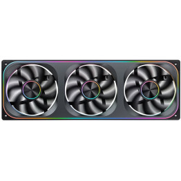 JONSBO ZA-360B 28mm Infinity Mirror Series PC Case Fan - 3P - Black 