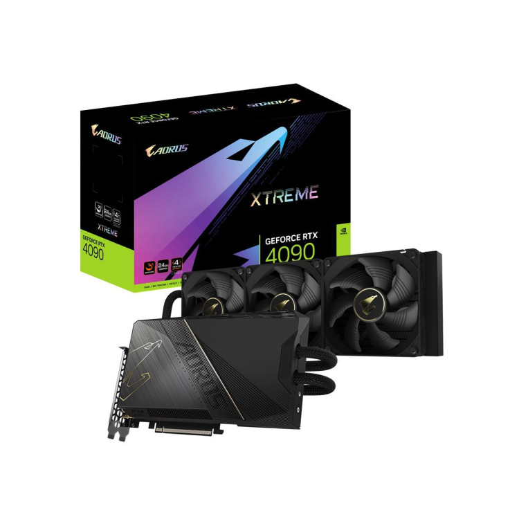 خرید کارت گرافیک Aorus GeForce RTX 4090 Xtreme WATERFORCE - حافظه 24 گیگابایت