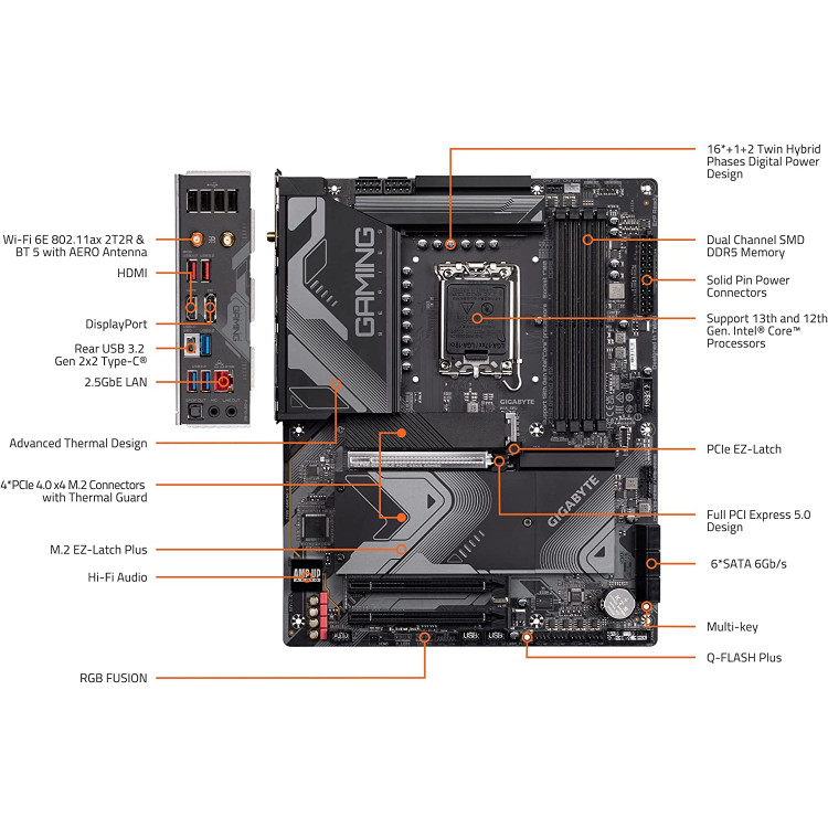 خرید مادربرد Aorus Z790 Gaming X AX - فرم ATX - چیپست اینتل خرید مادربرد Aorus Z790 Gaming X AX - فرم ATX - چیپست اینتل