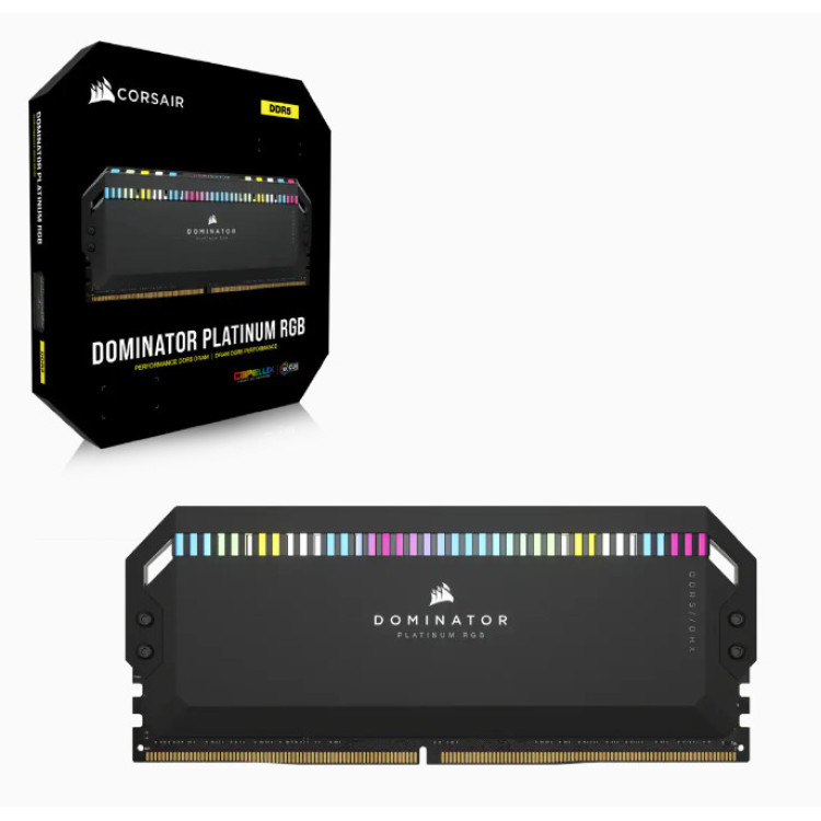 خرید رم Corsair Dominator Platinum RGB - ظرفیت 64 گیگابایت - DDR5 - سرعت 5200 مگاهرتز C40 - سیاه خرید رم Corsair Dominator Platinum RGB - ظرفیت 64 گیگابایت - DDR5 - سرعت 5200 مگاهرتز C40 - سیاه
