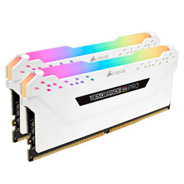 Corsair Vengeance RGB Pro 32GB RAM - DDR4 - Dual Kit - 3200MHz - CL16 - White