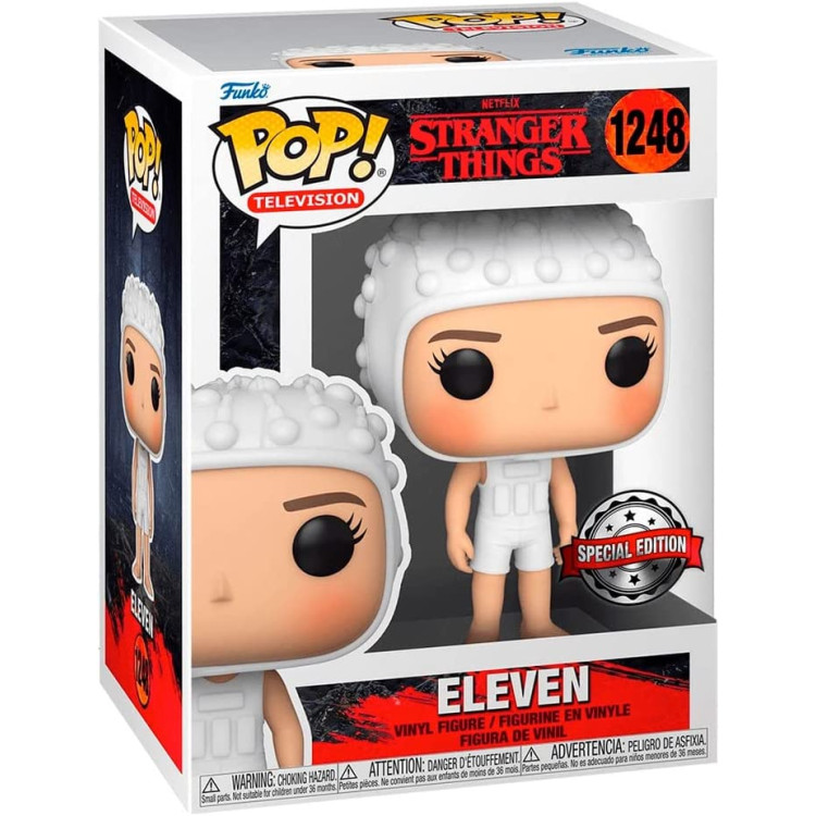 خرید عروسک POP! - شخصیت Eleven در لباس تانکر - نسخه ویژه سریال Stranger Things خرید عروسک POP! - شخصیت Eleven در لباس تانکر - نسخه ویژه سریال Stranger Things