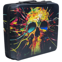 PlayStation 4 Slim Hard Case - Psychedelic Skull